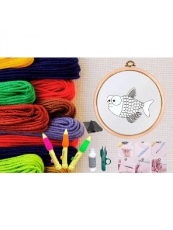 Punch Seti Nakış Seti Kasnaklı Kendin Yap Seti Seri 115