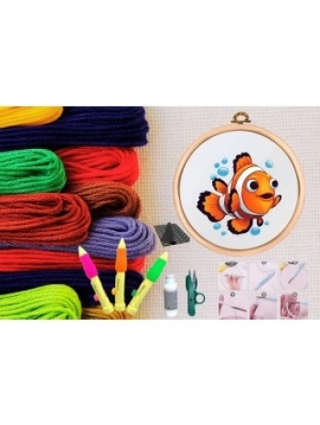 Punch Seti Nakış Seti Kasnaklı Kendin Yap Seti Seri 116