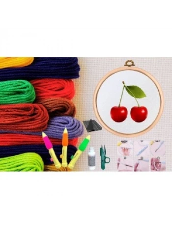 Punch Seti Nakış Seti Kasnaklı Kendin Yap Seti Seri 12