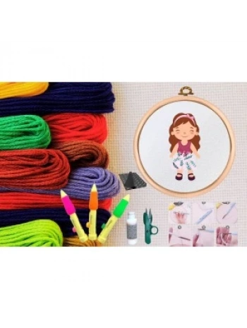 Punch Seti Nakış Seti Kasnaklı Kendin Yap Seti Seri 133