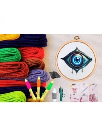 Punch Seti Nakış Seti Kasnaklı Kendin Yap Seti Seri 141