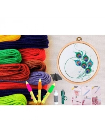 Punch Seti Nakış Seti Kasnaklı Kendin Yap Seti Seri 15