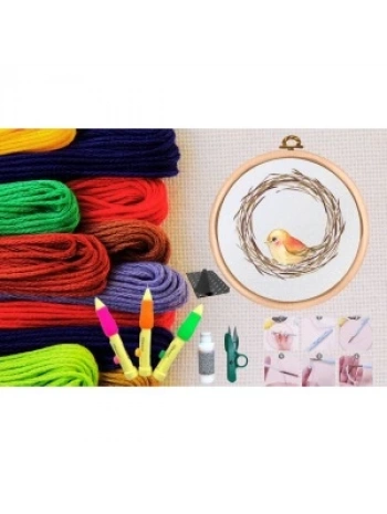 Punch Seti Nakış Seti Kasnaklı Kendin Yap Seti Seri 20