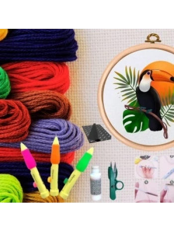 Punch Seti Nakış Seti Kasnaklı Kendin Yap Seti Seri 22