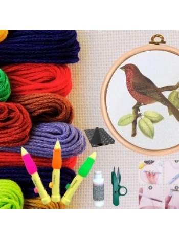 Punch Seti Nakış Seti Kasnaklı Kendin Yap Seti Seri 24