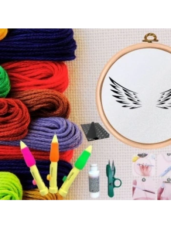 Punch Seti Nakış Seti Kasnaklı Kendin Yap Seti Seri 25