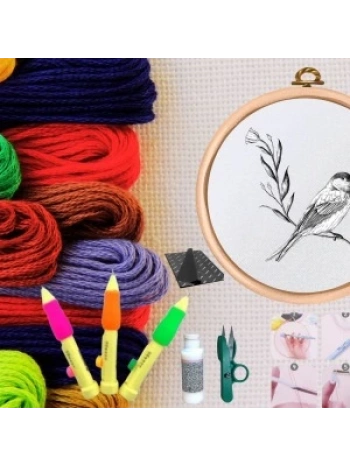 Punch Seti Nakış Seti Kasnaklı Kendin Yap Seti Seri 28