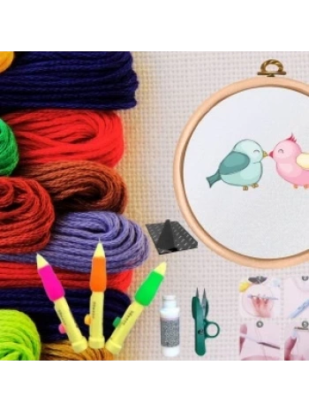 Punch Seti Nakış Seti Kasnaklı Kendin Yap Seti Seri 29