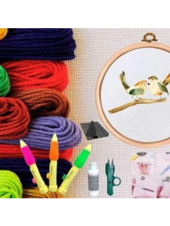 Punch Seti Nakış Seti Kasnaklı Kendin Yap Seti Seri 30