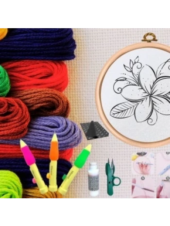 Punch Seti Nakış Seti Kasnaklı Kendin Yap Seti Seri 33