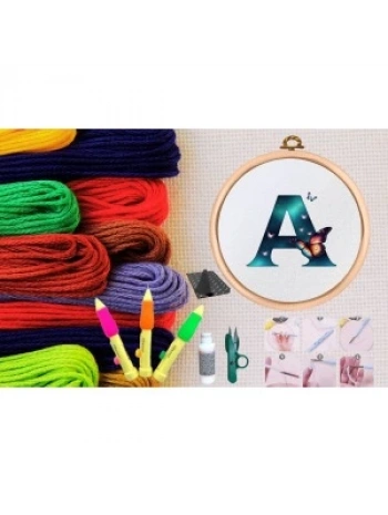 Punch Seti Nakış Seti Kasnaklı Kendin Yap Seti Seri 34