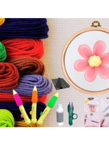 Punch Seti Nakış Seti Kasnaklı Kendin Yap Seti Seri 38