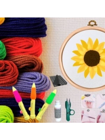 Punch Seti Nakış Seti Kasnaklı Kendin Yap Seti Seri 39