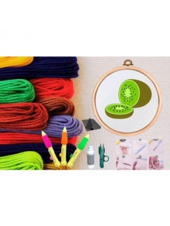 Punch Seti Nakış Seti Kasnaklı Kendin Yap Seti Seri 4