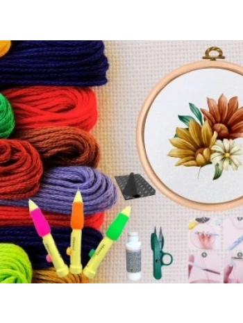 Punch Seti Nakış Seti Kasnaklı Kendin Yap Seti Seri 40