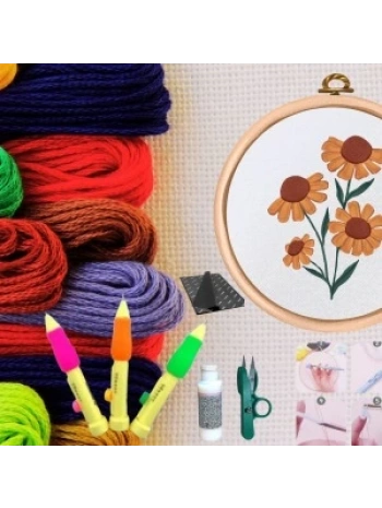 Punch Seti Nakış Seti Kasnaklı Kendin Yap Seti Seri 41