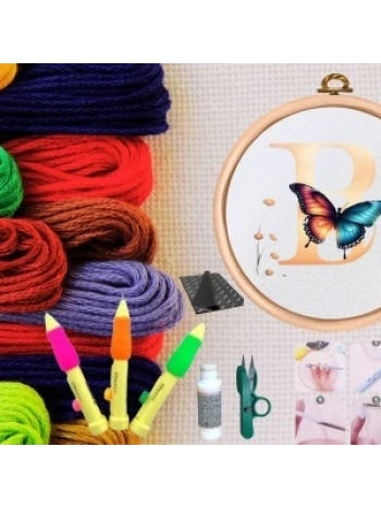 Punch Seti Nakış Seti Kasnaklı Kendin Yap Seti Seri 45