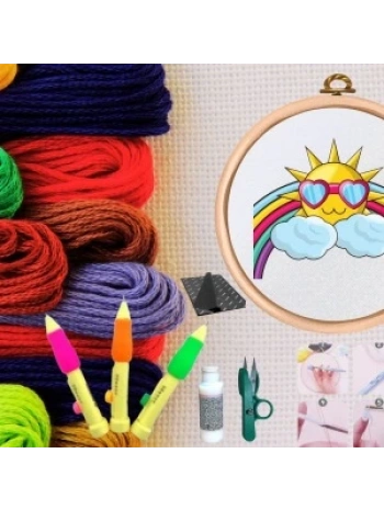 Punch Seti Nakış Seti Kasnaklı Kendin Yap Seti Seri 46