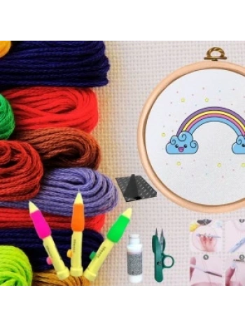 Punch Seti Nakış Seti Kasnaklı Kendin Yap Seti Seri 47