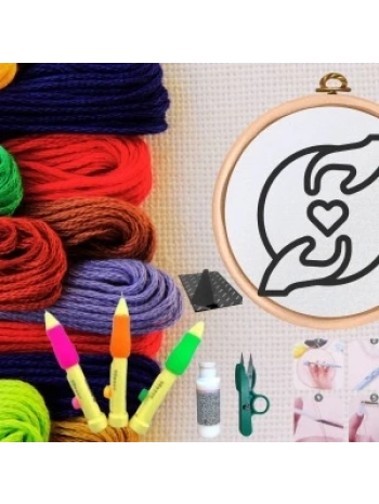 Punch Seti Nakış Seti Kasnaklı Kendin Yap Seti Seri 49