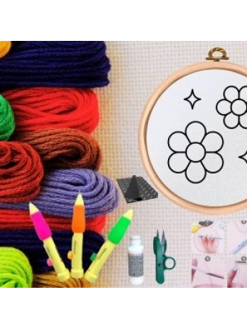 Punch Seti Nakış Seti Kasnaklı Kendin Yap Seti Seri 50