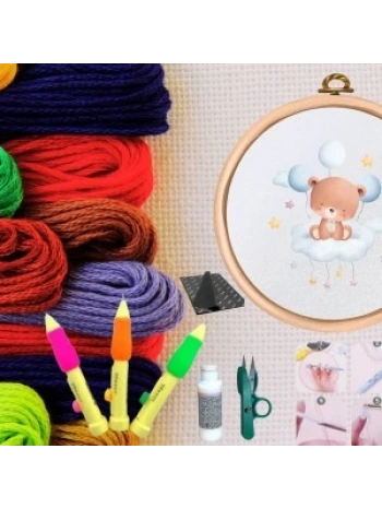 Punch Seti Nakış Seti Kasnaklı Kendin Yap Seti Seri 52