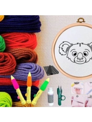 Punch Seti Nakış Seti Kasnaklı Kendin Yap Seti Seri 55