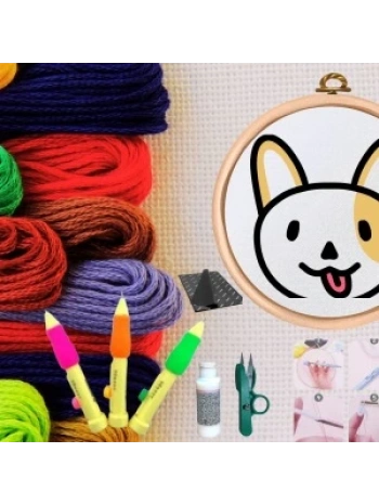 Punch Seti Nakış Seti Kasnaklı Kendin Yap Seti Seri 58