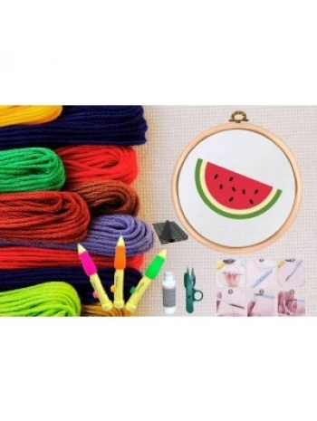 Punch Seti Nakış Seti Kasnaklı Kendin Yap Seti Seri 6