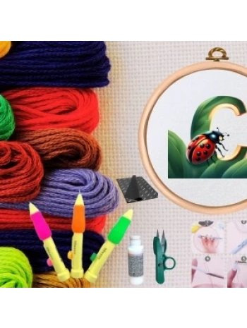 Punch Seti Nakış Seti Kasnaklı Kendin Yap Seti Seri 61