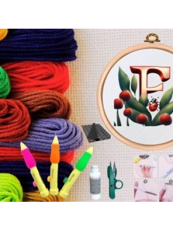 Punch Seti Nakış Seti Kasnaklı Kendin Yap Seti Seri 67