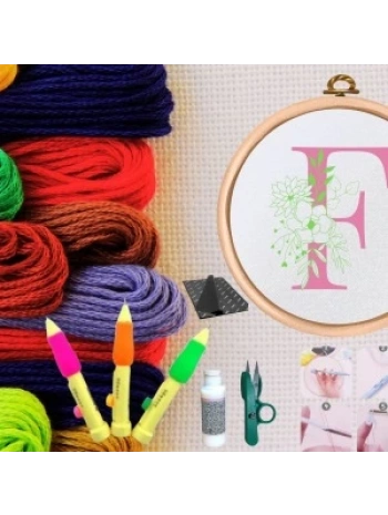 Punch Seti Nakış Seti Kasnaklı Kendin Yap Seti Seri 68