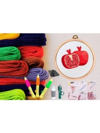 Punch Seti Nakış Seti Kasnaklı Kendin Yap Seti Seri 7