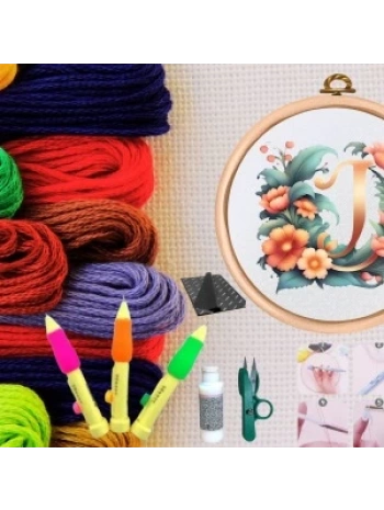 Punch Seti Nakış Seti Kasnaklı Kendin Yap Seti Seri 73