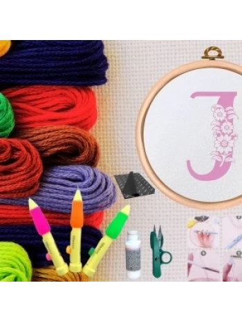 Punch Seti Nakış Seti Kasnaklı Kendin Yap Seti Seri 74