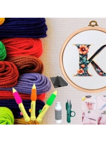 Punch Seti Nakış Seti Kasnaklı Kendin Yap Seti Seri 76