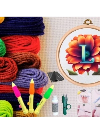 Punch Seti Nakış Seti Kasnaklı Kendin Yap Seti Seri 79