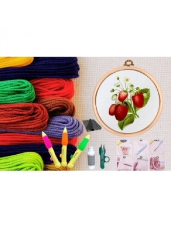 Punch Seti Nakış Seti Kasnaklı Kendin Yap Seti Seri 8