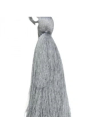 Püskül Tekli 10 Cm 1 Adet Gri