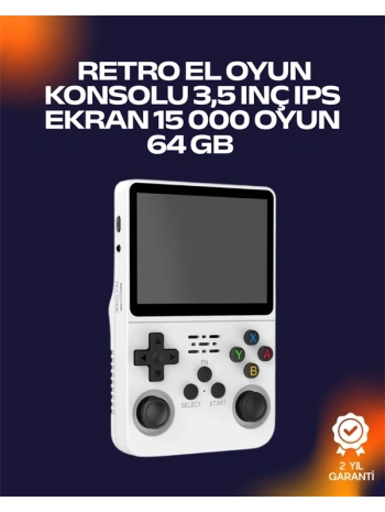 Retro Oyun Cihazı – Çift MicroSD Desteği, Çoklu Platform Uyumu, 3200 mAh Batarya