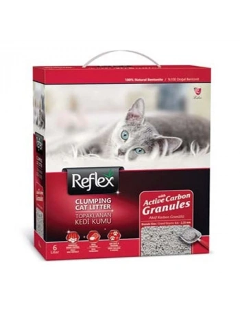 Reflex Granül Aktif Karbonlu Topaklanan Kedi Kumu 6 Lt