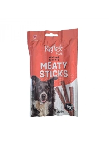 Reflex Plus Kuzu Etli Çubuk Yetişkin Köpek Ödül Maması 11 Gr 3 Adet