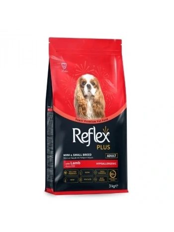 Reflex Plus Kuzu Etli Mini ve Küçük Irk Yetişkin Köpek Maması 3 Kg