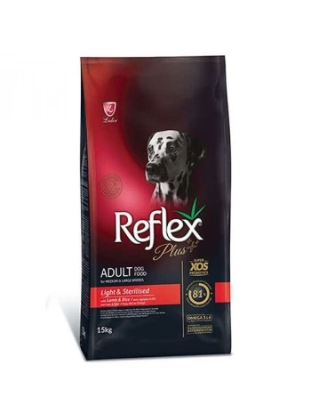 Reflex Plus Light Sterilised Kuzulu Yetişkin Köpek Maması 15 Kg