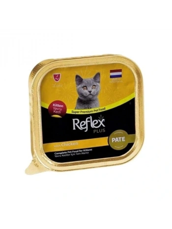 Reflex Plus Pate Tavuk Etli Yavru Konserve Kedi Maması 85 Gr