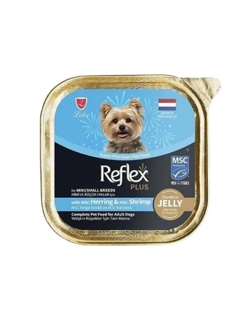 Reflex Plus Ringa Balıklı ve Karidesli Küçük Irk Konserve Yetişkin Köpek Maması 85 Gr