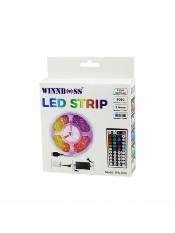 RGB 3ÇİP KUMANDALI ŞERİT LED 5MT (5047)