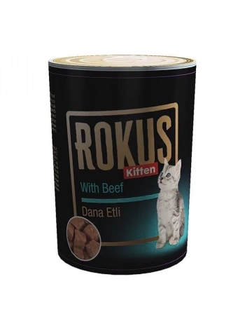 Rokus Tavuklu Yavru Konserve Kedi Maması 410 Gr