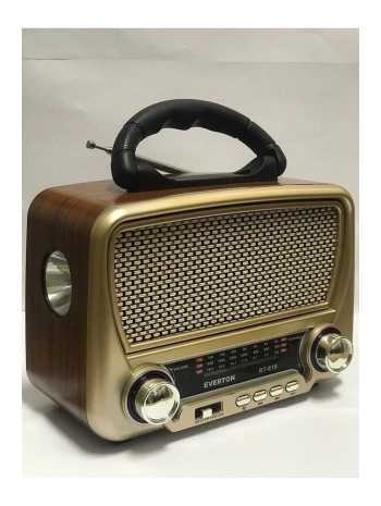 Rt-819 Güneş Enerjili Nostaljik Fm,aux,usb Müzik Çalar