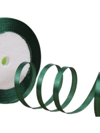 Saten Kurdele 1 Cm 10 Metre Haki